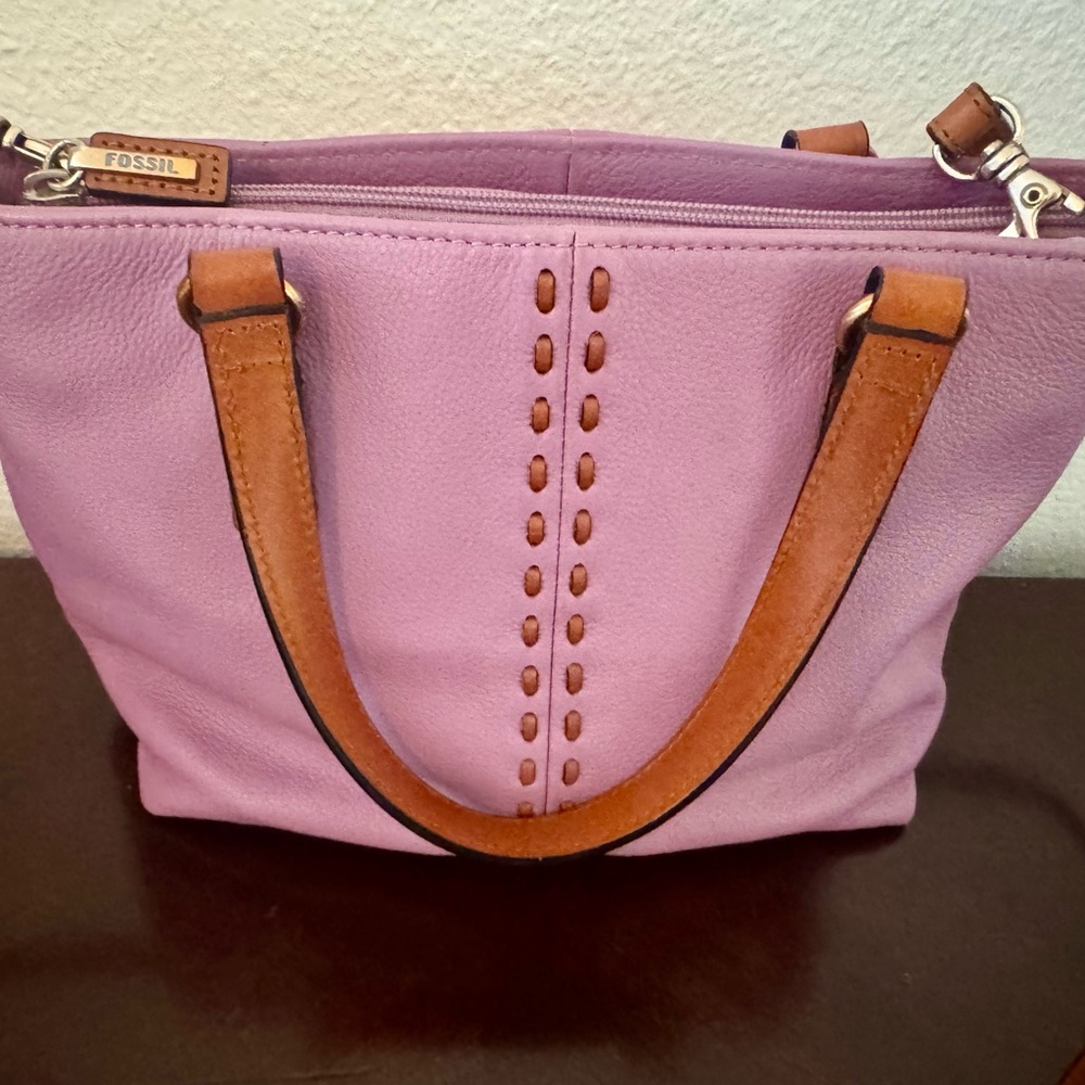 Fossil Leather Shoulder Bag
